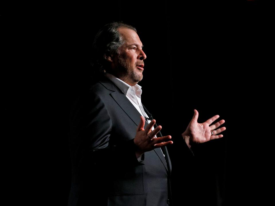 Salesforce's Marc Benioff.