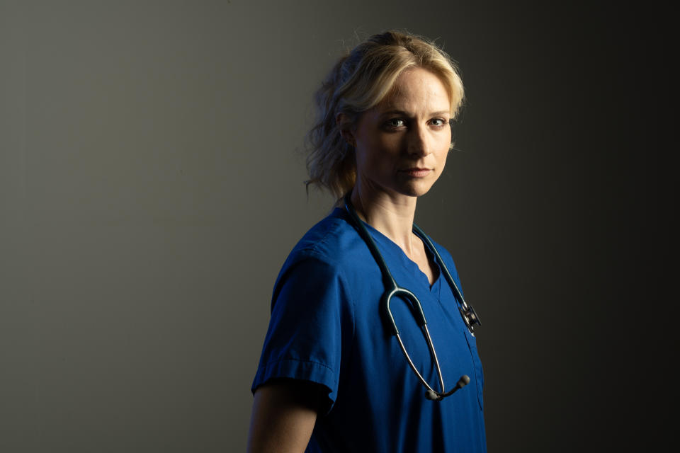 WORLD PRODUCTIONS FOR ITV

MALPRACTICE
EPISODE 1 


Pictured: NIAMH ALGAR as Dr Lucinda Edwards.

This photograph is (C) ITV Plc and can only be reproduced for editorial purposes directly in connection with the programme or event mentioned above, or ITV plc. This photograph must not be manipulated [excluding basic cropping] in a manner which alters the visual appearance of the person photographed deemed detrimental or inappropriate by ITV plc Picture Desk.  This photograph must not be syndicated to any other company, publication or website, or permanently archived, without the express written permission of ITV Picture Desk. Full Terms and conditions are available on the website www.itv.com/presscentre/itvpictures/terms

For further information please contact:
patrick.smith@itv.com