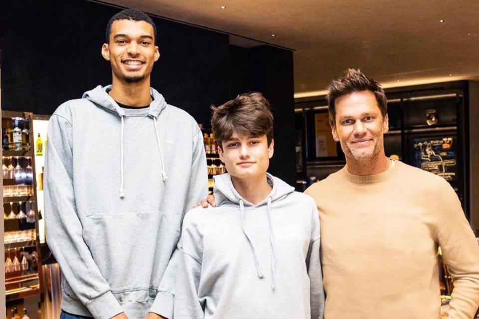 Tom Brady Brings Son Jack, 16, to Meet NBA Star Victor Wembanyama: '3 ...