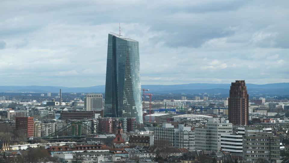 Die Zentrale der Europäischen Zentralbank in Frankfurt am Main.