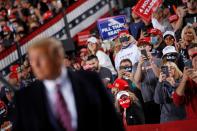 U.S. President Donald Trump campaign rally in Moon Township, Pennsylvania