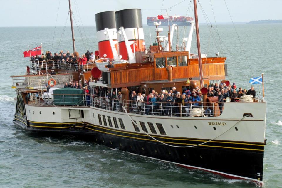 Historic - PS Waverly arriving at Southend Pier with around 700 passengers on board last year <i>(Image: Simon Murdoch)</i>