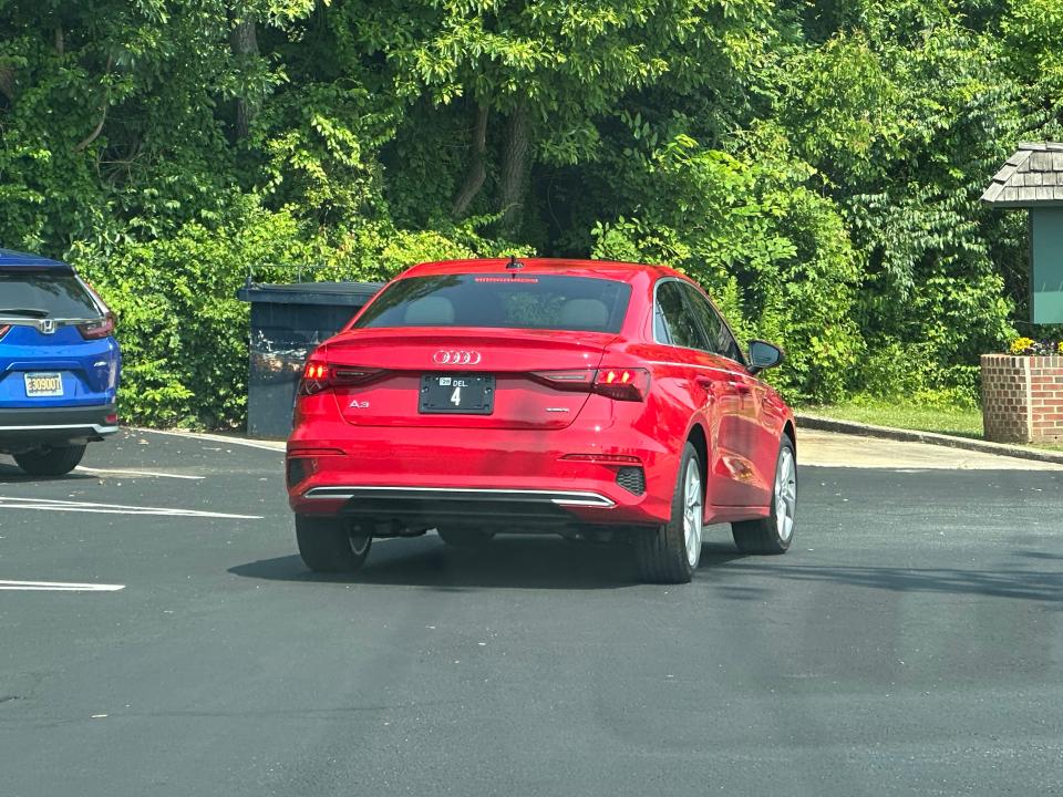 The most prized low-digit Delaware tag is No. 4 since the first three belong to the governor, lieutenant governor and secretary of state. It can be found on a cherry red Audi A3