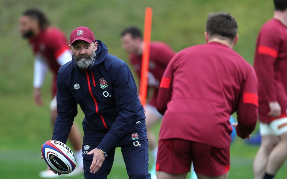 England consultant coach Andrew Strawbridge during training