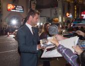 <p>Chris always has time for the fans!</p>