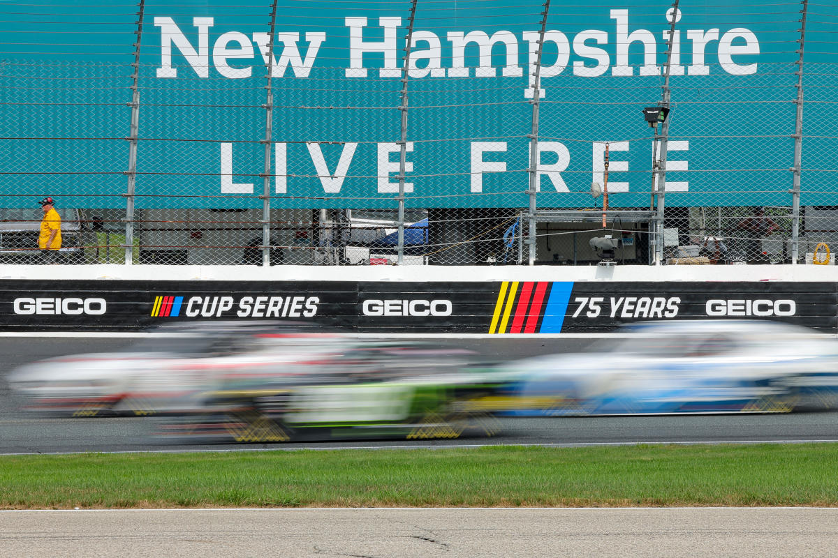 Rain postpones NASCAR Cup Series race at New Hampshire to Monday