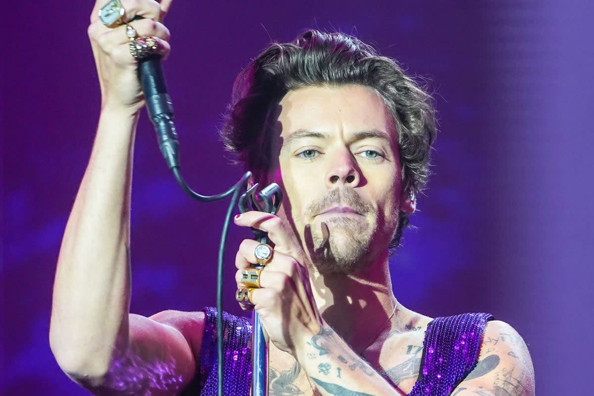 Harry Styles is up for several categories at the 2023 iHeartRadio Music Awards ( Ian West/PA)