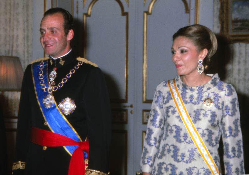 Rey Juan Carlos y Farah Diba