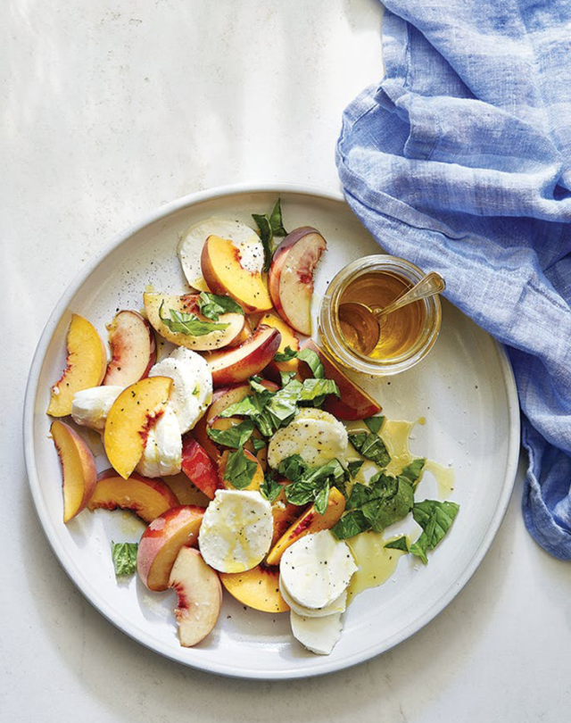 Grilled Eggplant & Peach Caprese Salad Recipe on Food52