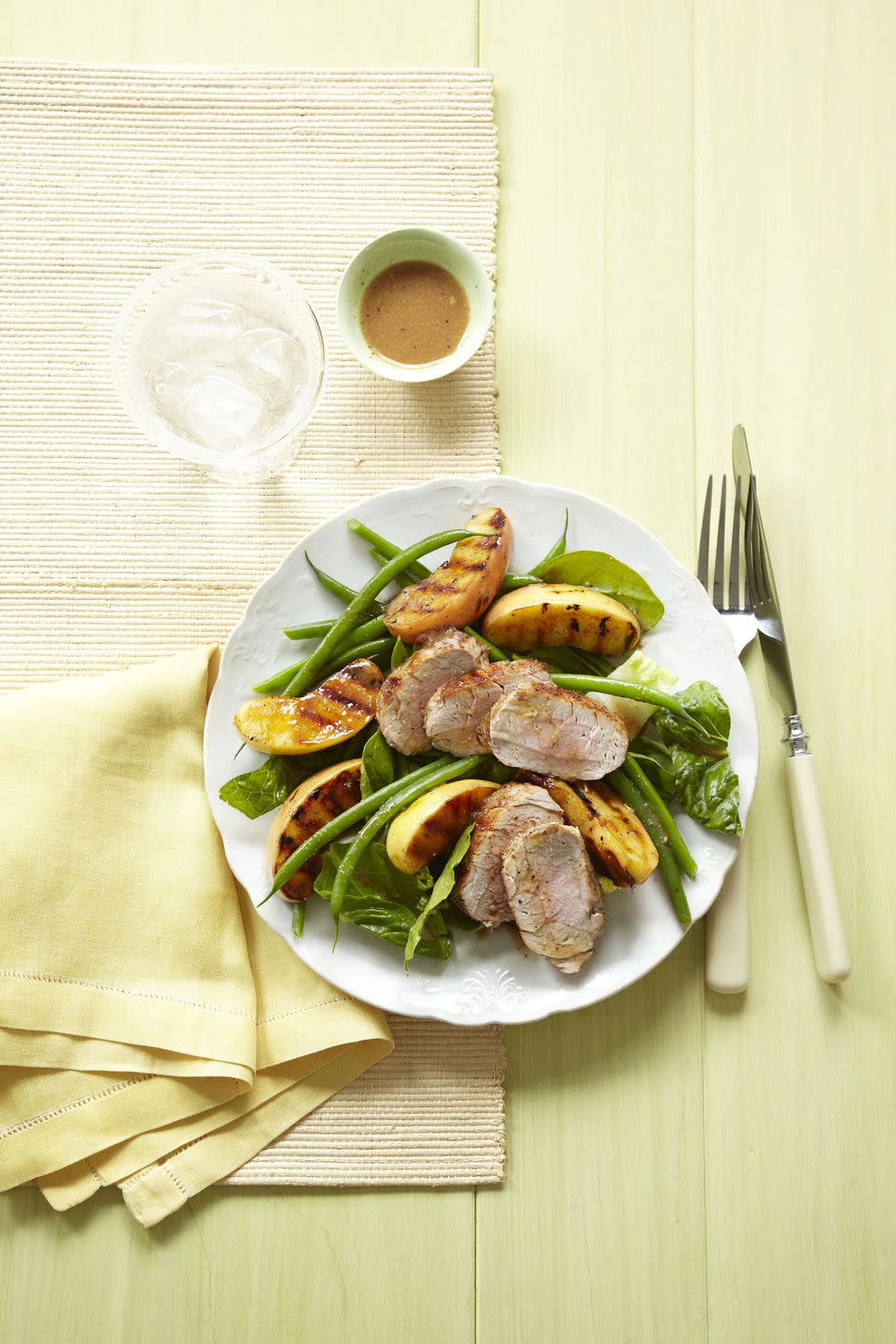 Grilled Pork and Apple Salad