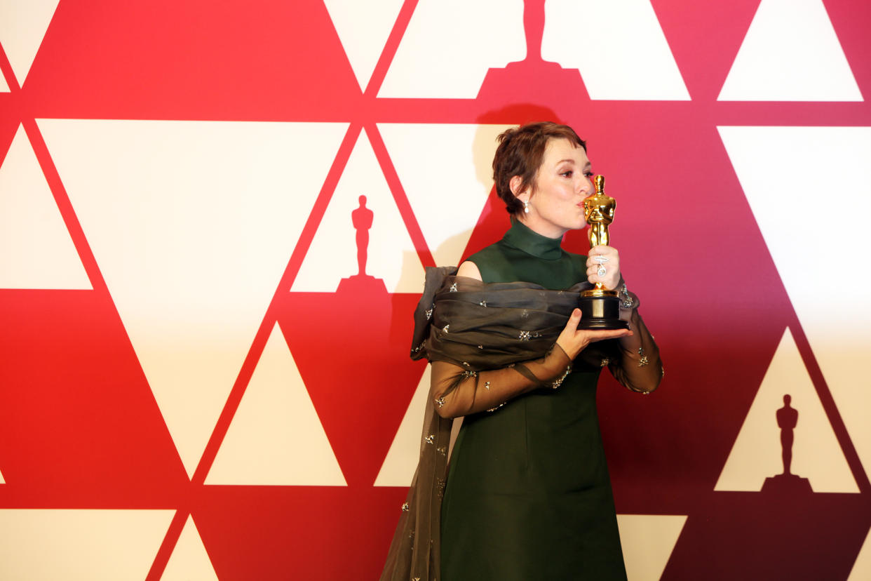 Olivia Colman (Photo by Lexie Moreland/WWD/Penske Media via Getty Images)