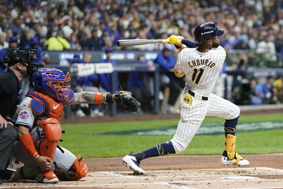 MLB playoffs 2024: Jackson Chourio keeps Brewers’ season alive, adds his name to MLB record books with 2-homer Game 2