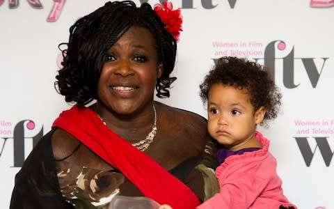 Maggie Aderin-Pocock with her daughter Lauren - Credit: Ian Gavan/Getty Images 