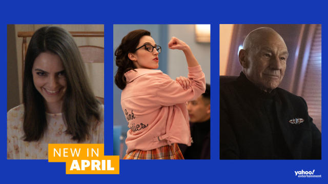 Smile, Grease: The Rise of the Pink Ladies and every episode of Picard are new on Paramount+ in April. (Paramount+)