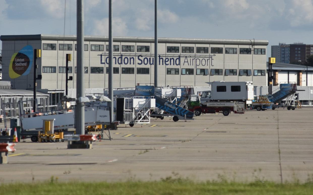 No scheduled flights will take off from Southend Airport until April - Getty