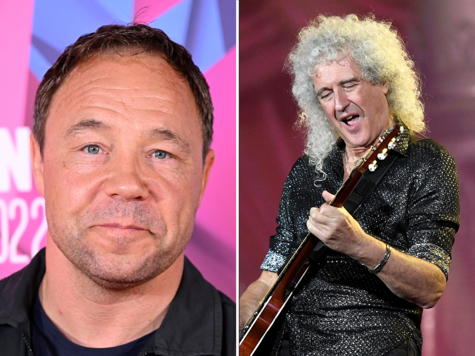Stephen Graham and Brian May (Getty Images)