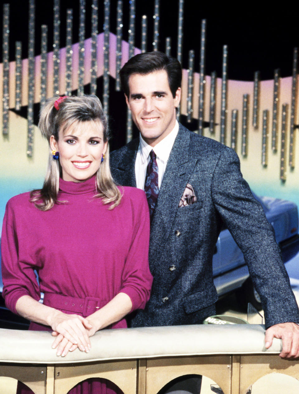 Vanna White and Rolf Benirschke in 1989 on 