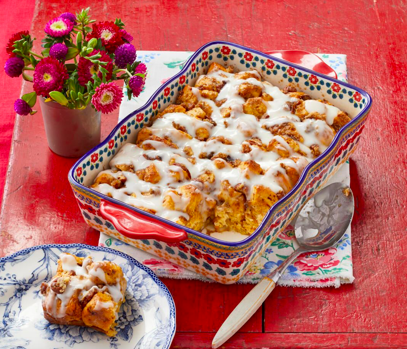 pecan recipes cinnamon roll breakfast casserole