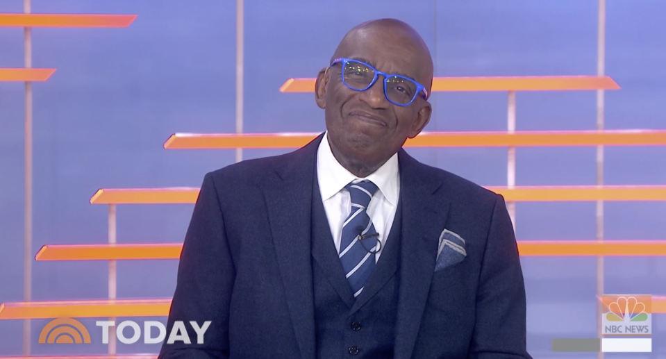 Al Roker returns to Today two weeks after prostate cancer surgery. (Screenshot: Today show)