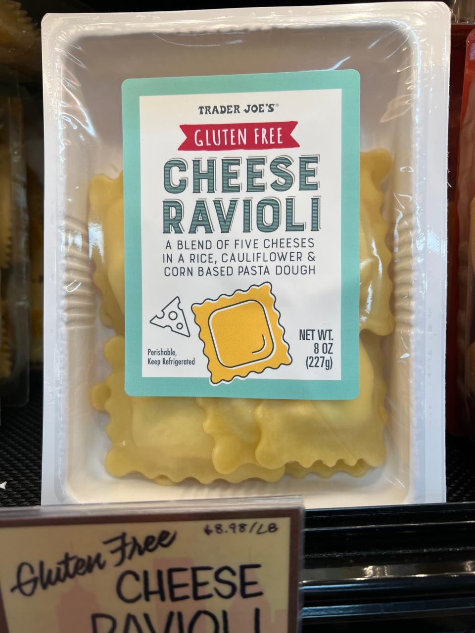 Gluten-free Cheese Ravioli