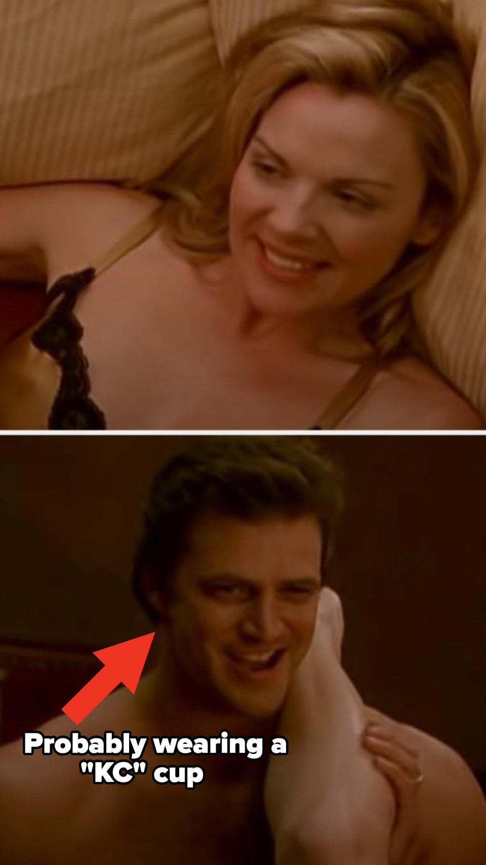 Samantha having sex with "Mr. Cocky"