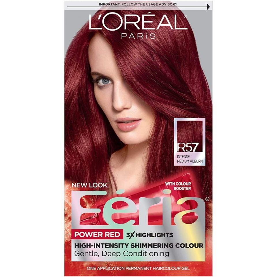 loreal paris, best red hair dyes