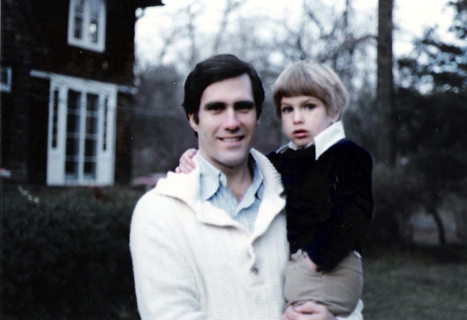 Mitt Romney and his son Josh in an undated photo. REUTERS/Romney for President