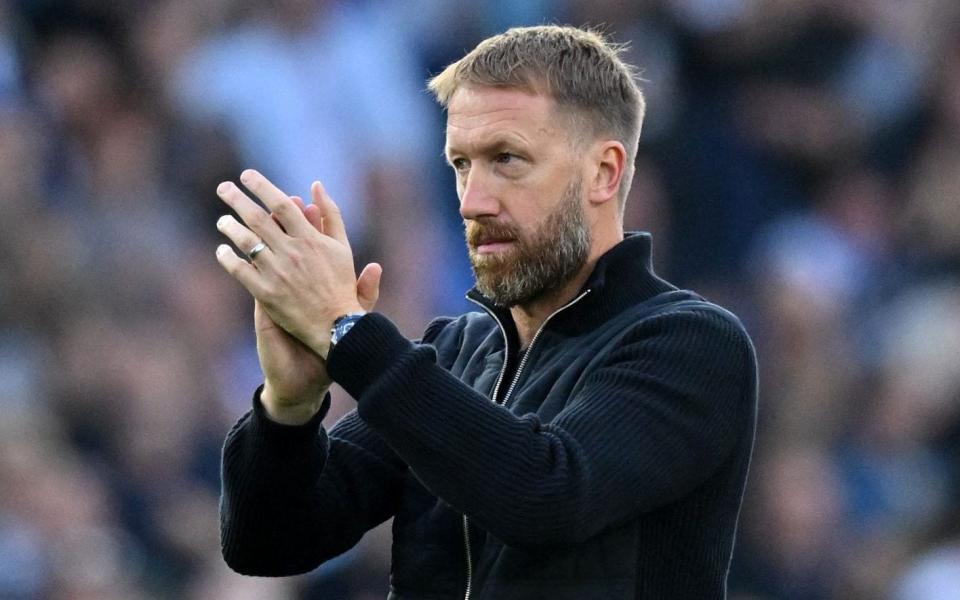 Snarky Graham Potter fires back at taunting Brighton fans - Glyn Kirk/AFP