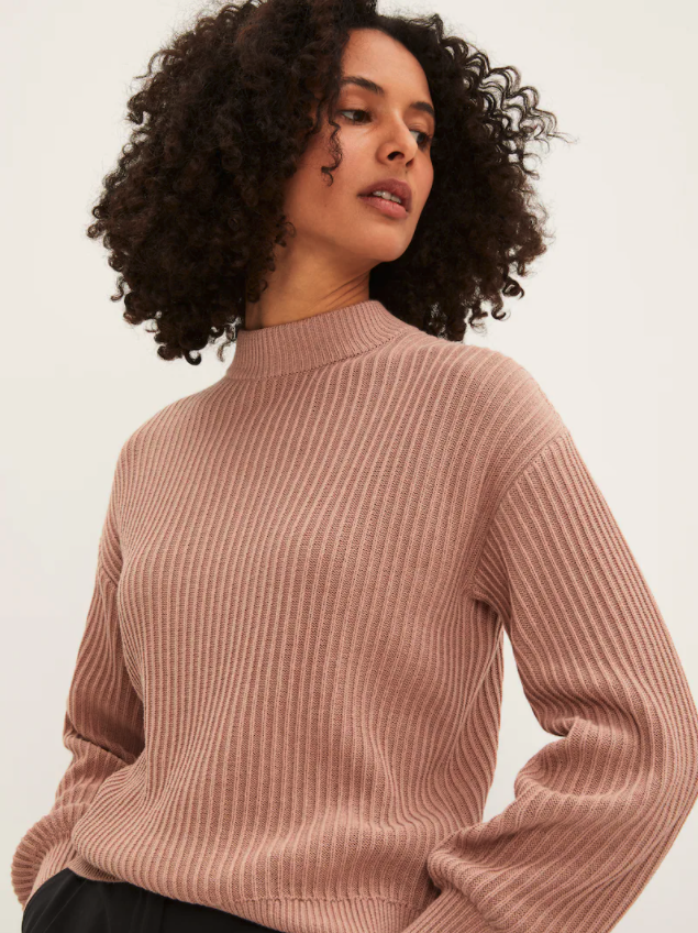 SeaCell and Cotton Boxy Sweater. Image via Frank and Oak.