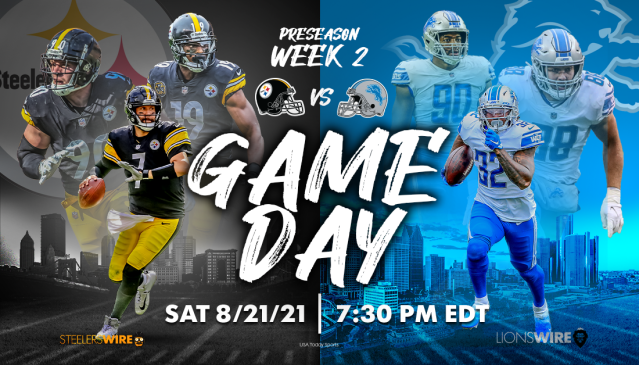 Lions vs. Steelers: How to watch, listen, stream the preseason game