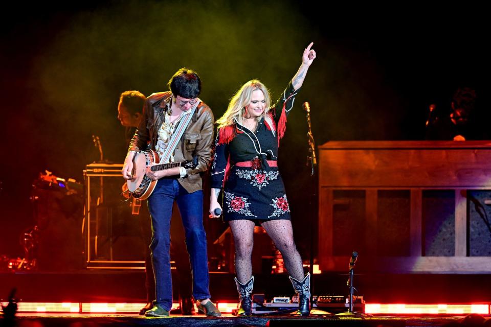 miranda lambert performs onstage during atlive 2022 at mercedes benz stadium on november 12, 2022 in atlanta, georgia photo by adam hagygetty images for aba