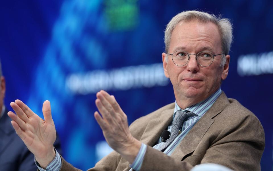 Former Google boss Schmidt says there's a difference between dominance and excellence - Lucy Nicholson/Reuters