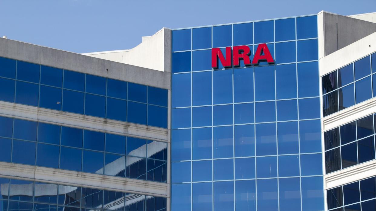 Fairfax, Virginia, USA - April 05,2013: The National Rifle Association headquarters building is located near Washington, DC.