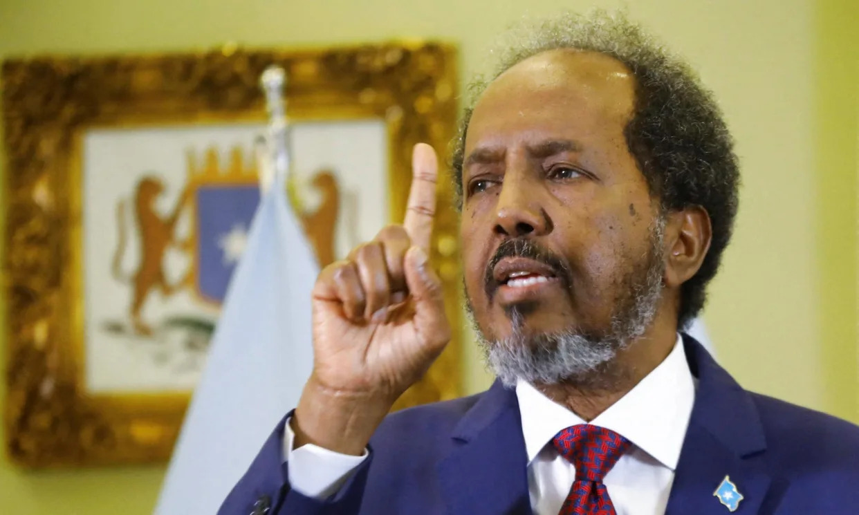 <span>Somalia's president, Hassan Sheikh Mohamud, had made crafting a new constitution a key election pledge. </span><span>Photograph: Feisal Omar/Reuters</span>