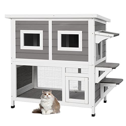 6) Large Outdoor Cat House