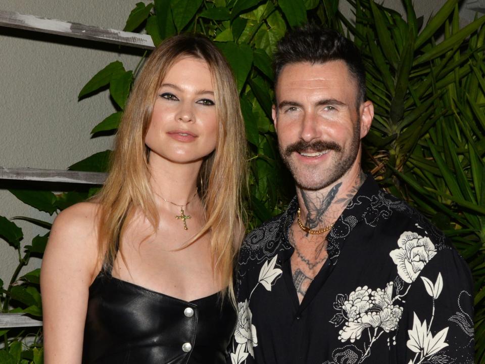 Behati Prinsloo and Adam Levine