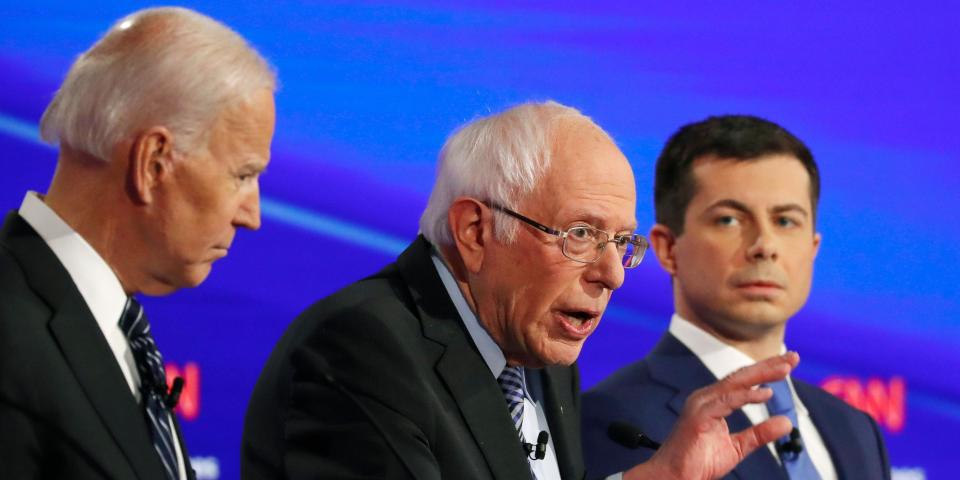 pete buttigieg bernie sanders billionaires