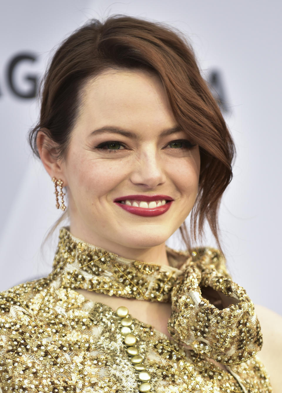 Emma Stone as a redhead is what red hair color dreams are made of. (Photo: Getty Images)
