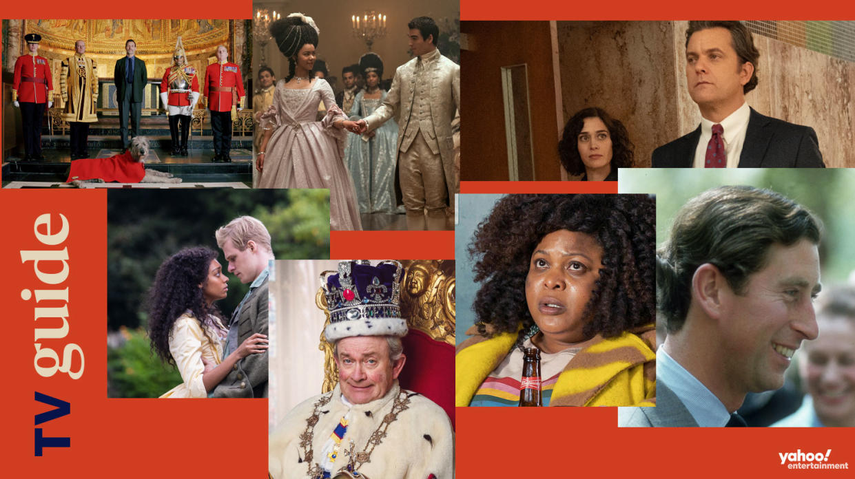 There's a royally good week of telly ahead in the UK. (BBC/Channel 4/Netflix/Paramount/ITV)