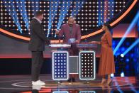 <p>What's proper podium etiquette, you ask? A former contestant <a href="https://www.reddit.com/r/IAmA/comments/21tyy5/iama_former_family_feud_contestantwinner_ama/" rel="nofollow noopener" target="_blank" data-ylk="slk:revealed;elm:context_link;itc:0;sec:content-canvas" class="link ">revealed</a> that producers ask families <em>not</em> to hit it, so when you're going for that buzzer, don't miss! </p>