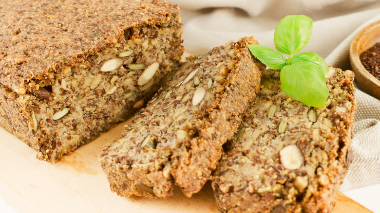 bread with nuts and seeds