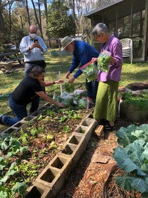 The Quaker Meeting on S. Magnolia held an Open House and Earth Day activities in 2023.