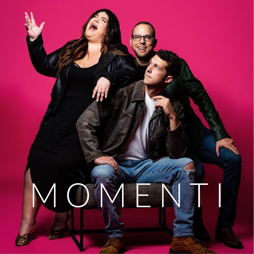 Momenti — Lenawee County-born opera singer Leah Crocetto, pianist Ronny Michael Greenberg and bass-baritone Christian Pursell — are releasing their debut, self-titled album Friday, Feb. 10.