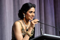 TORONTO, ON - SEPTEMBER 14: Actress Sridevi Kapoor attends the "English Vinglish" premiere during the 2012 Toronto International Film Festival at Roy Thomson Hall on September 14, 2012 in Toronto, Canada. (Photo by Jag Gundu/Getty Images)