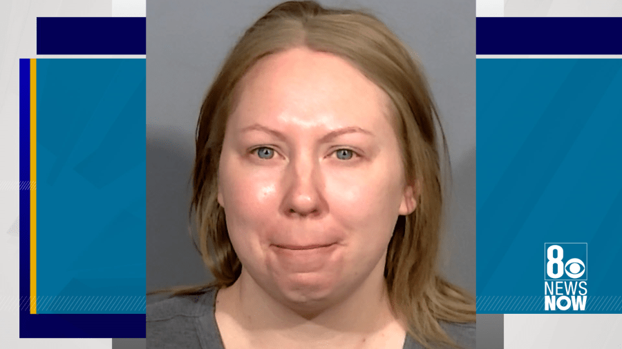 Eryka Westover, 33, was arrested on charges of felony child abuse or neglect. (LVMPD)
