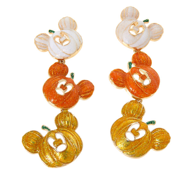 Disney Mickey Mouse Pumpkin Dangle Earrings