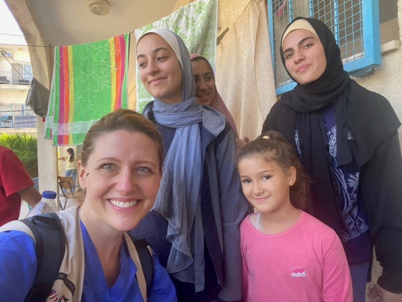 Portland nurse Monica Johnston volunteered at a hospital in Gaza and returned home on May 18, 2024. (Courtesy: Monica Johnston)