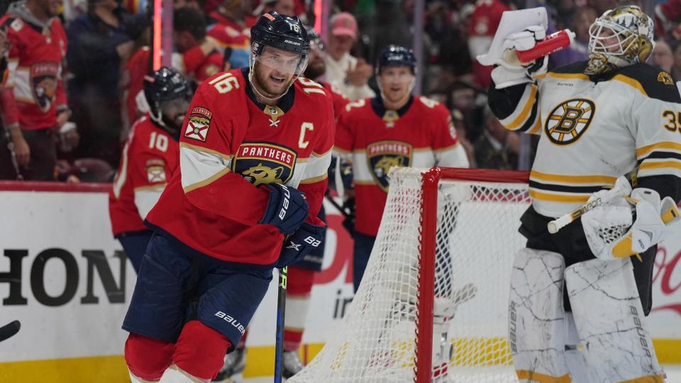 The Panthers are giving the President's Trophy winning Bruins a run for their money in Round 1. (Getty Images)