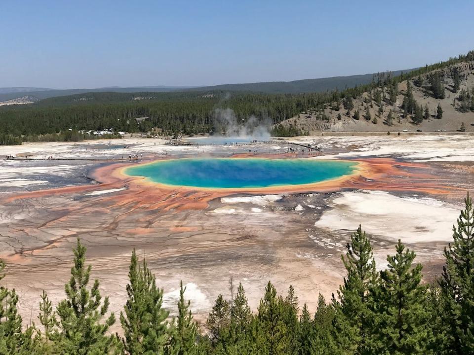 Yellowstone National Park is mostly in Wyoming.