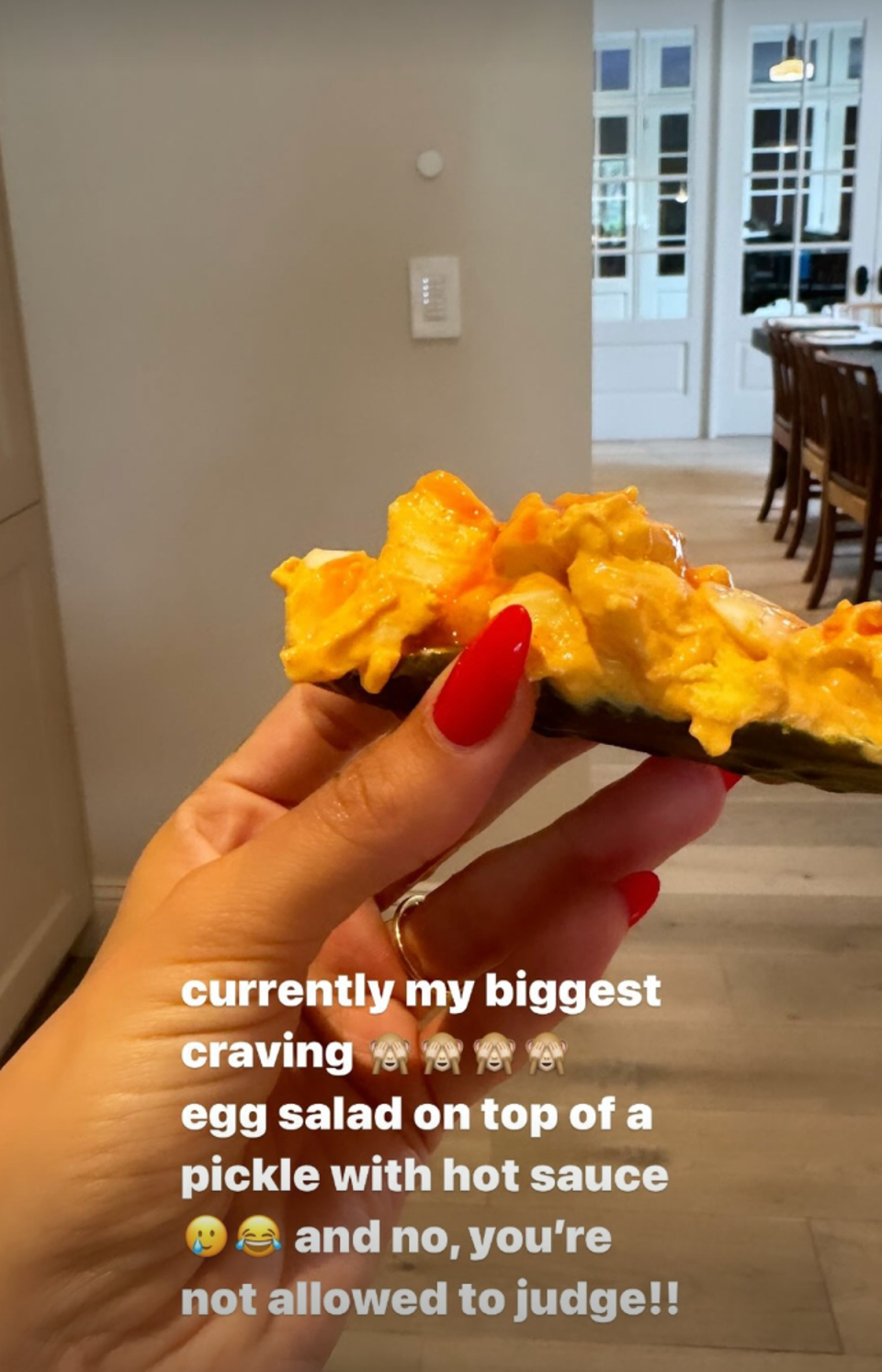Hailey Bieber reveals her recent pregnancy craving (Hailey Bieber on Instagram)